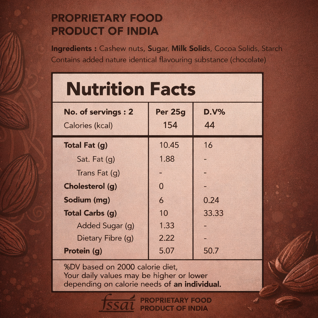 Chocolate Flavoured Cashews