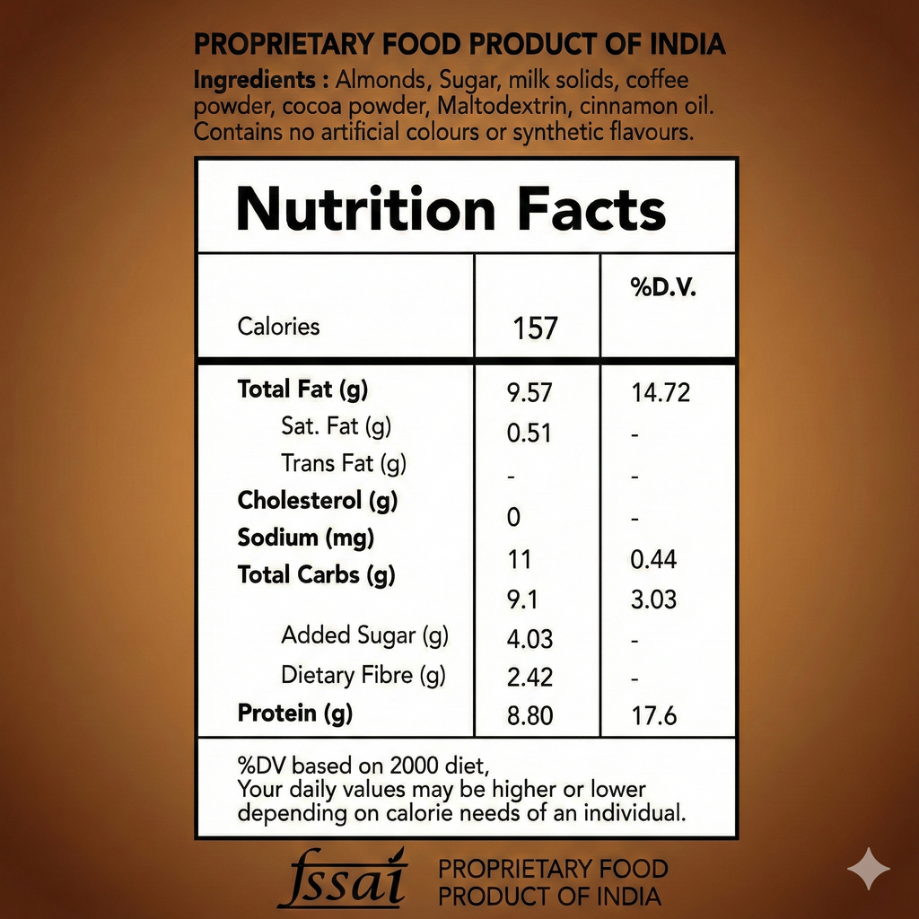 Coffee Mocha Flavoured Almonds