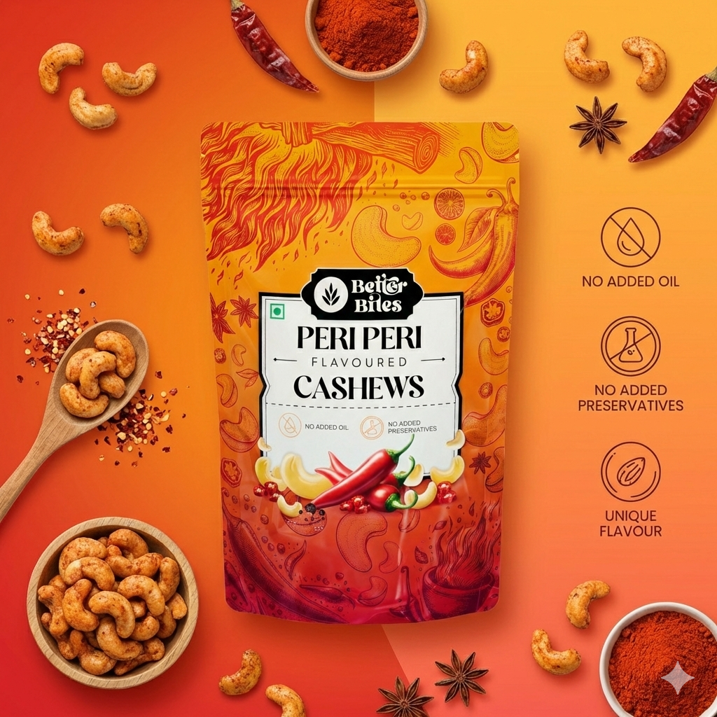 Peri Peri Flavoured Cashews